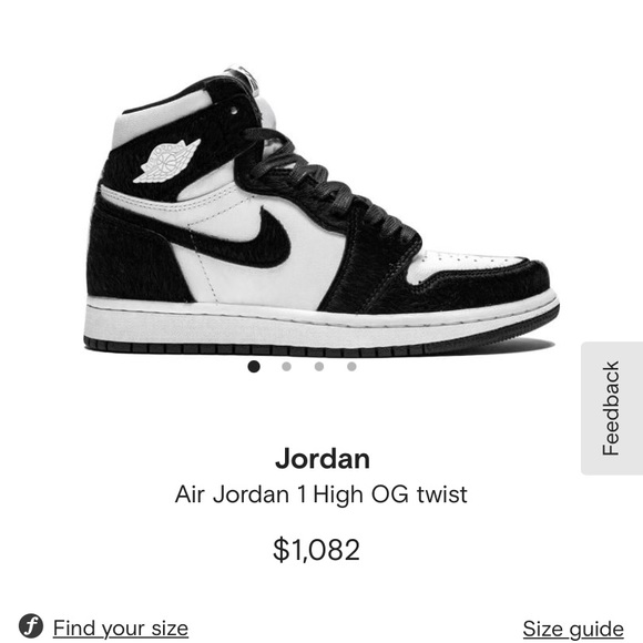 Authentic Jordan Air 1 High OG Twist black & white - Picture 5 of 5